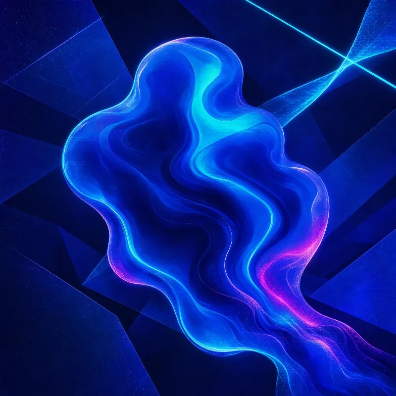 Abstract Blue Energy Form