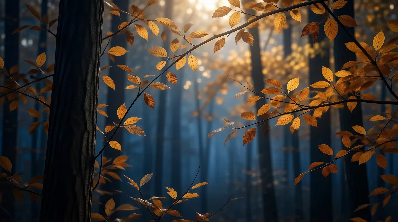 Autumn Forest at Dawn