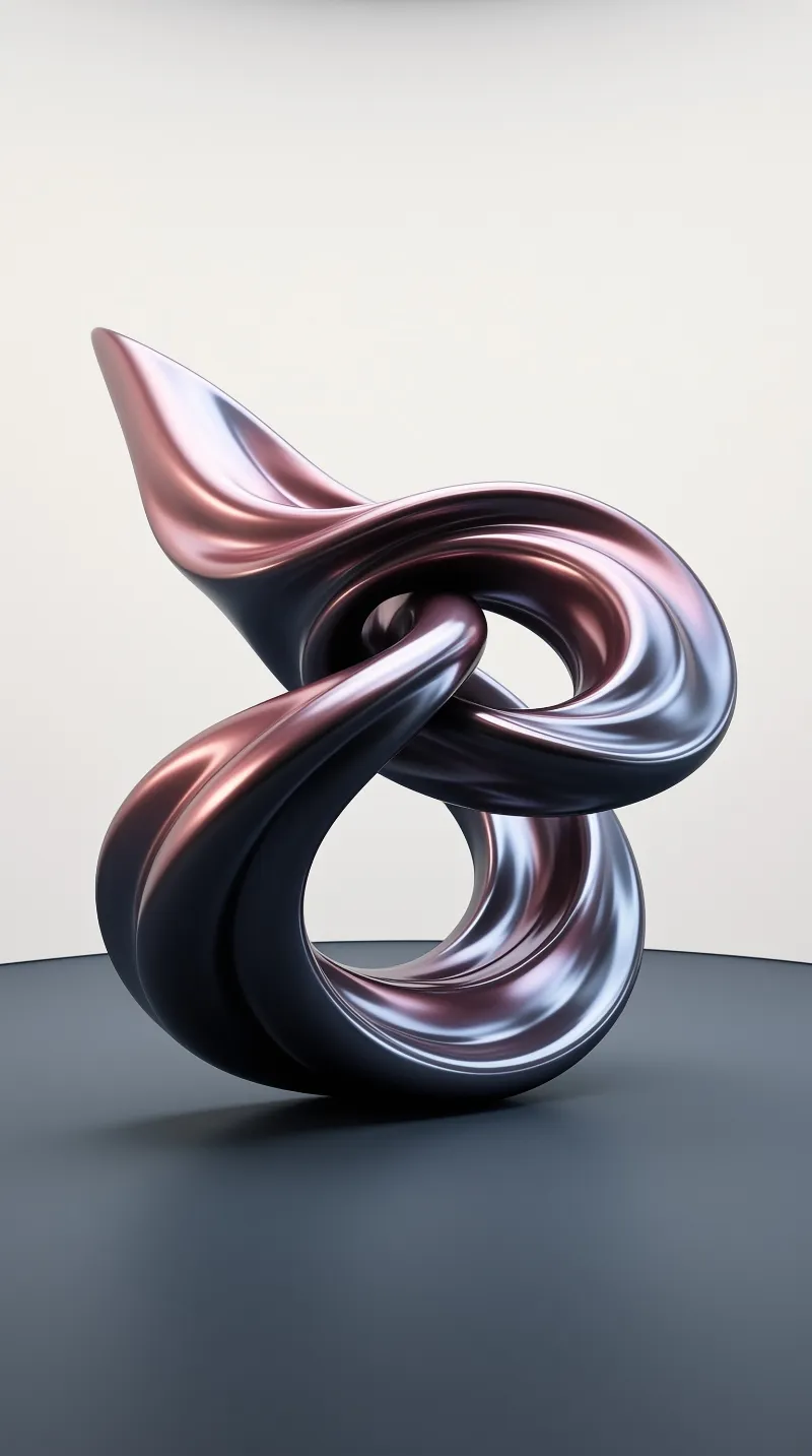 Abstract Metallic Sculpture
