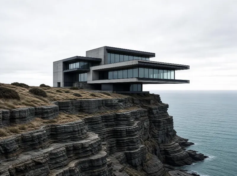 Cliffside Modern House