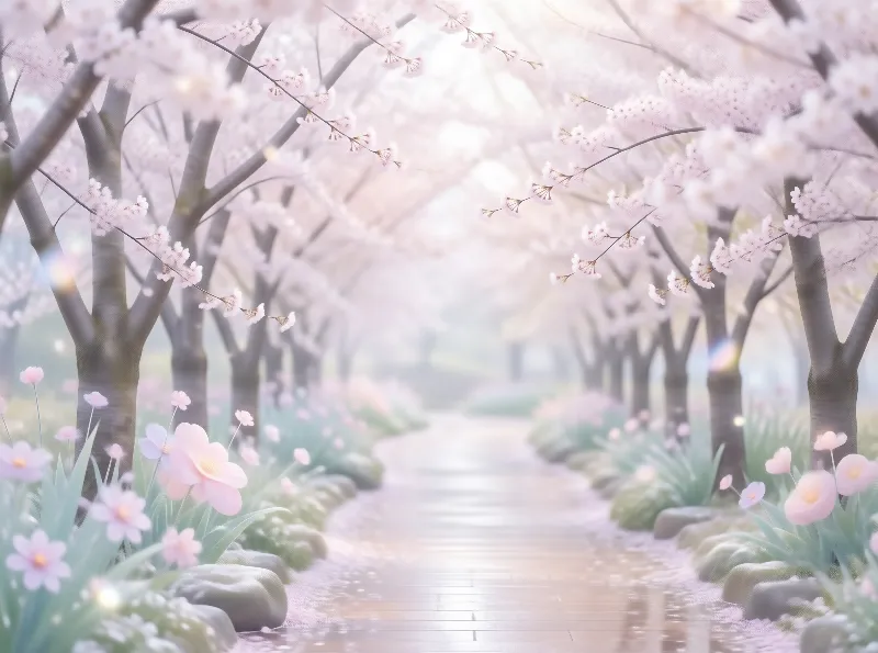 Cherry Blossom Path
