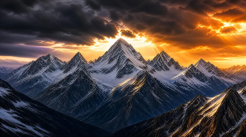 Golden Summit at Dawn