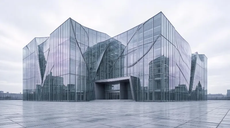 Futuristic Glass Architecture