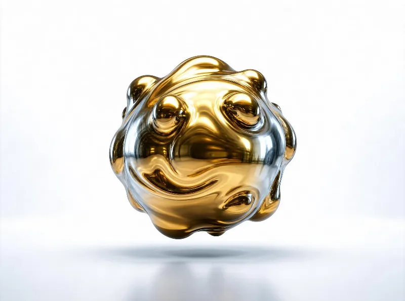 Metallic Abstract Sphere