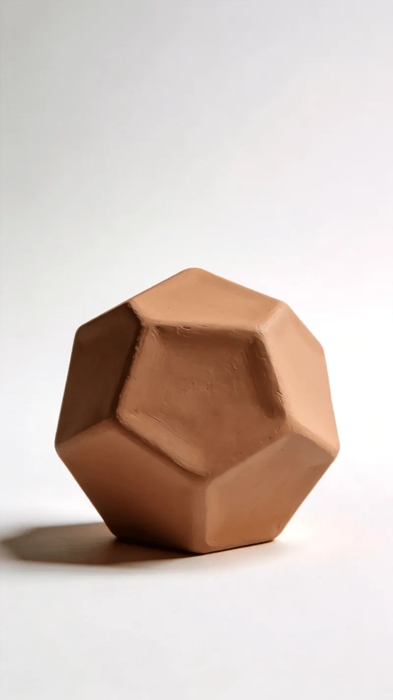 Dodecahedron — Clay Study