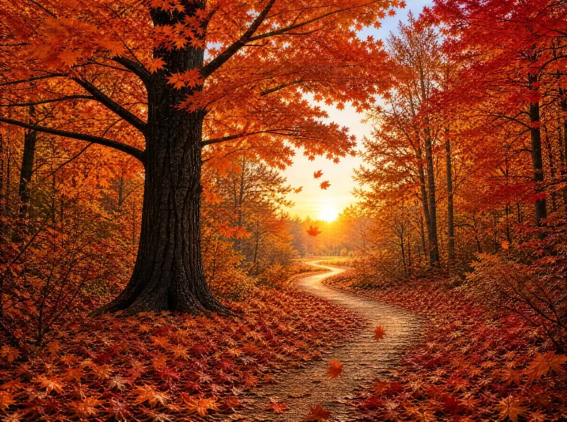 Autumn Forest Path