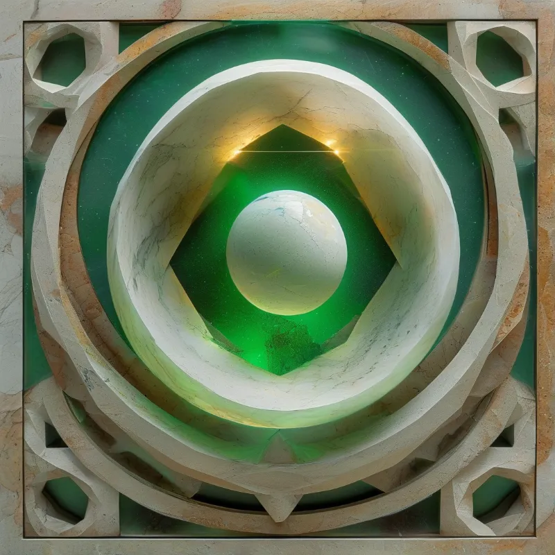 Surreal Architectural Sphere