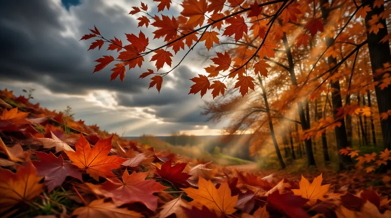 Vibrant Autumn Leaves