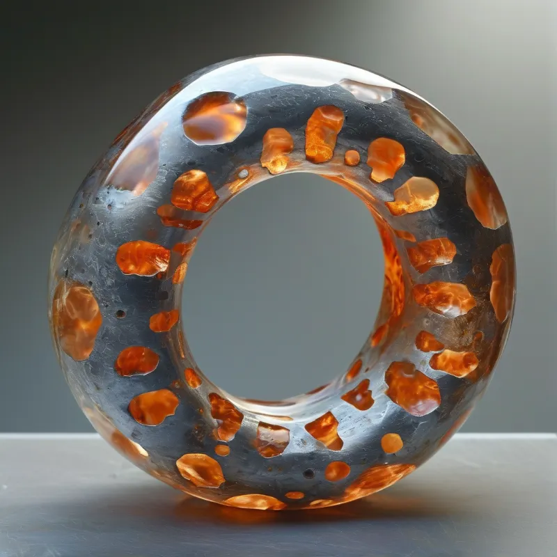 Mottled Torus Sculpture