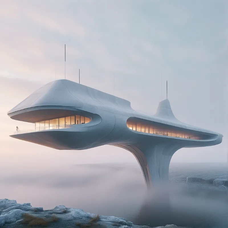 Futuristic Floating Structure