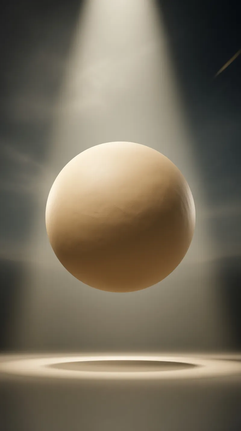 Floating Sphere in Light