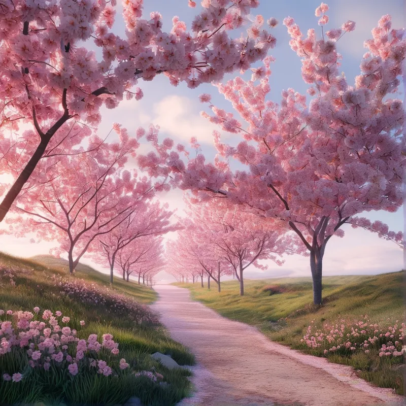 Cherry Blossom Pathway
