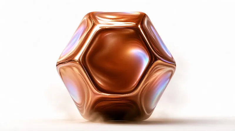 Copper Hexagonal Object