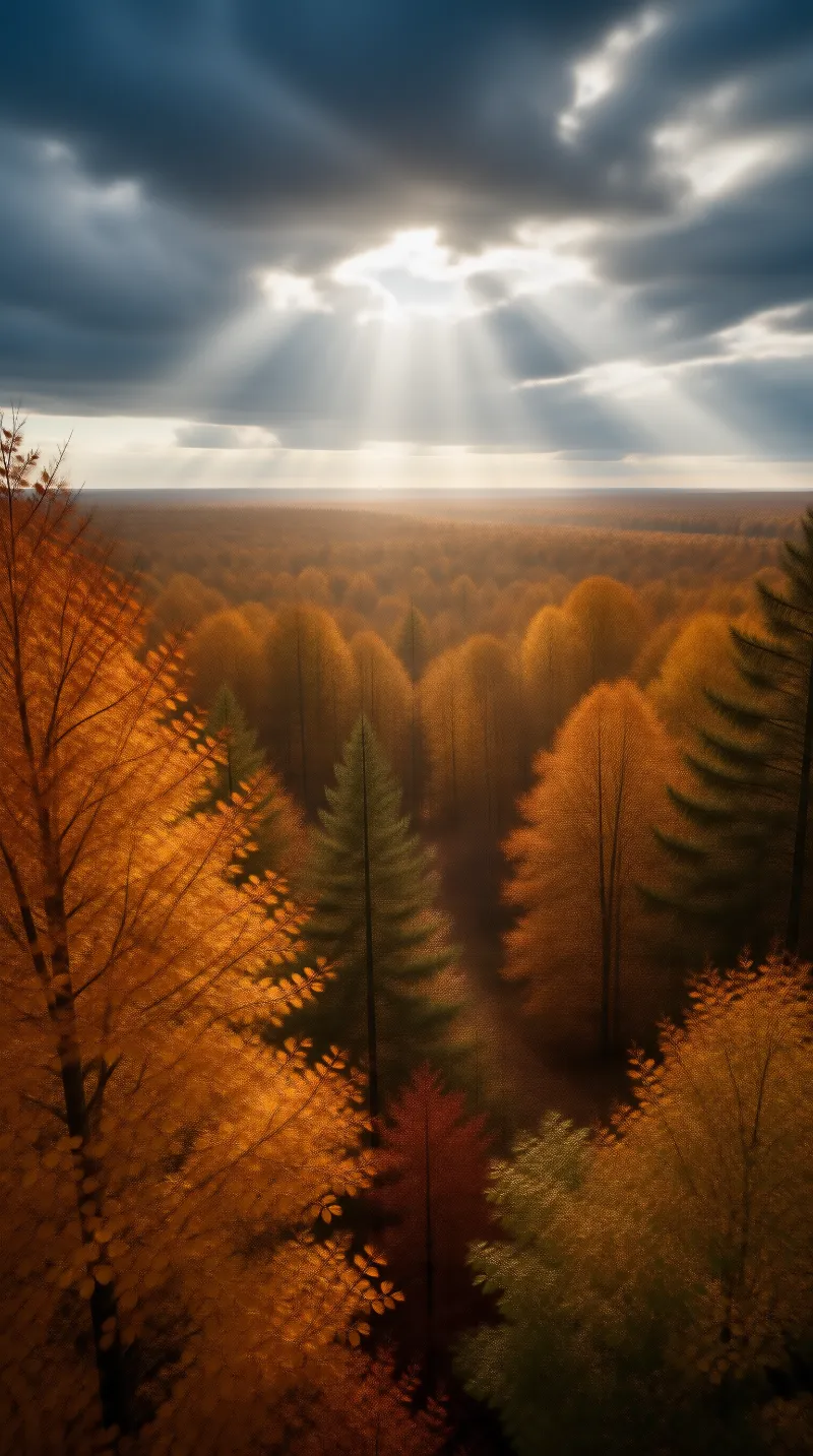 Autumn Forest Landscape