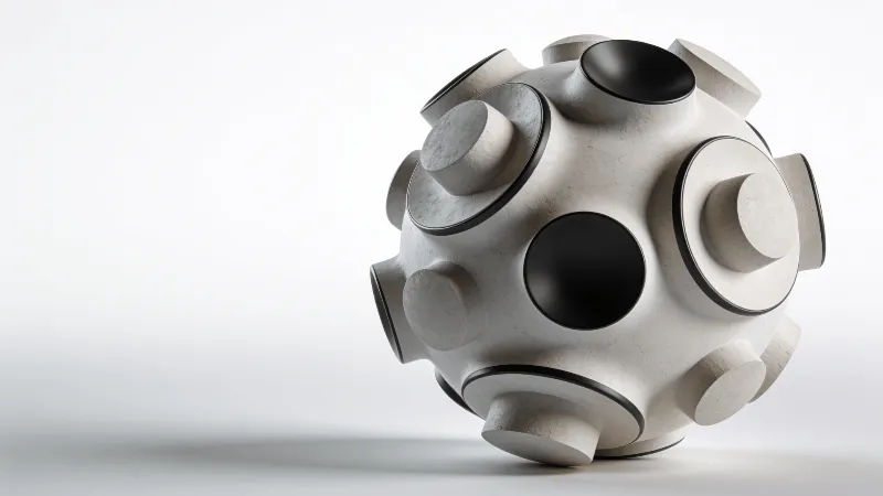 Surreal Geometric Sphere