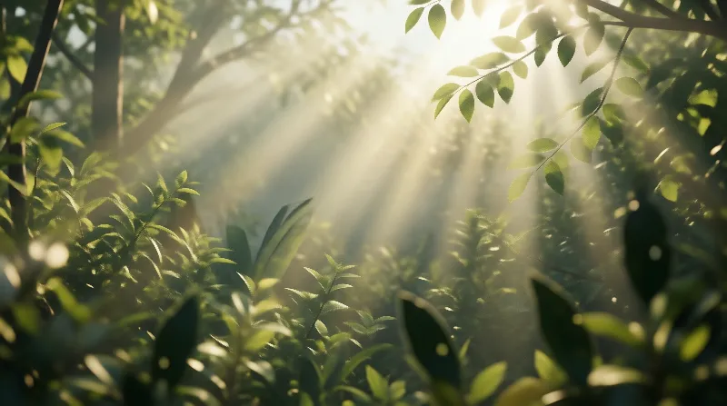 Sunlight in the Forest