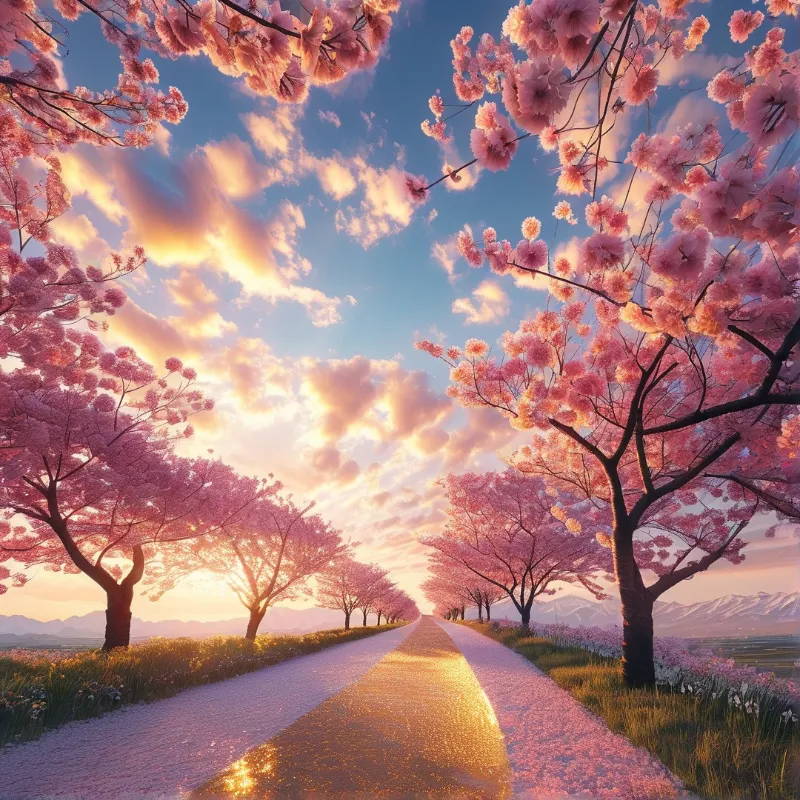 Cherry Blossom Path
