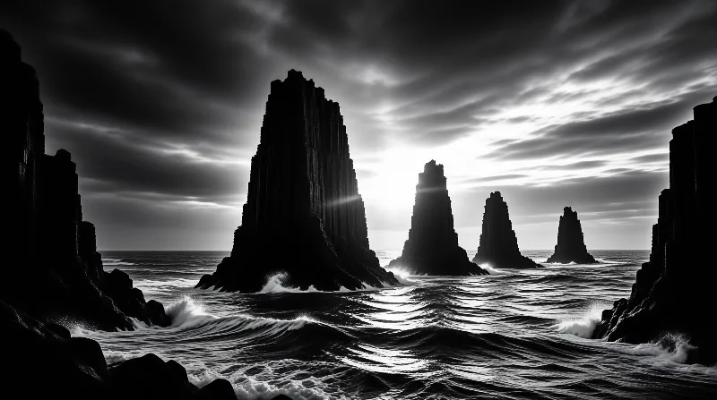 Dramatic Sea Stacks