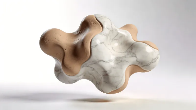 Fluid blob — Marble Study