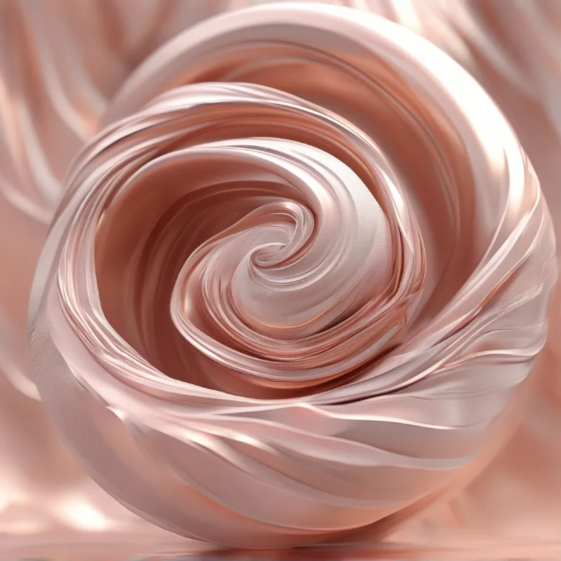 Rose Gold Swirl Sphere