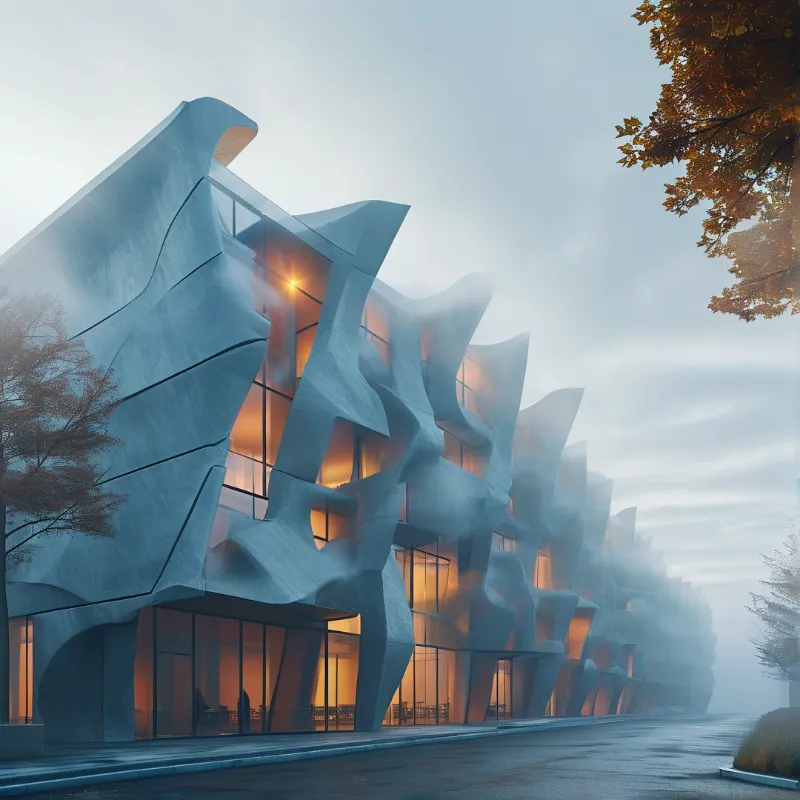 Modern Sculptural Building