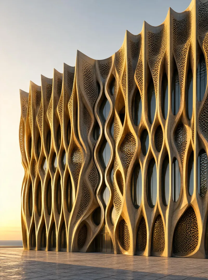 Organic Parametric Architecture Facade