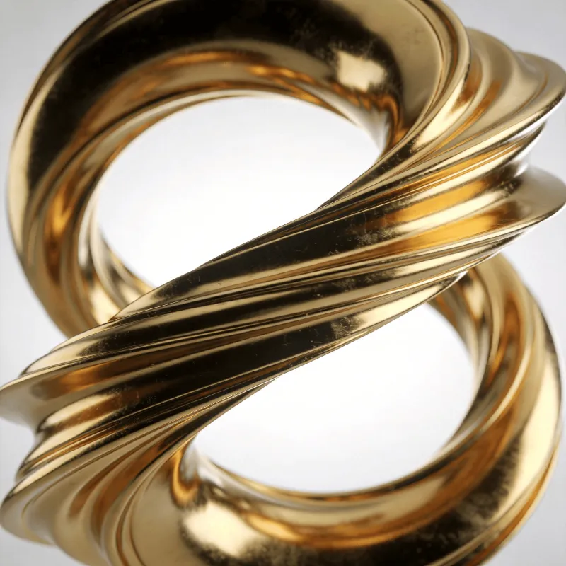 Liquid Gold, Futuristic Twisted Torus