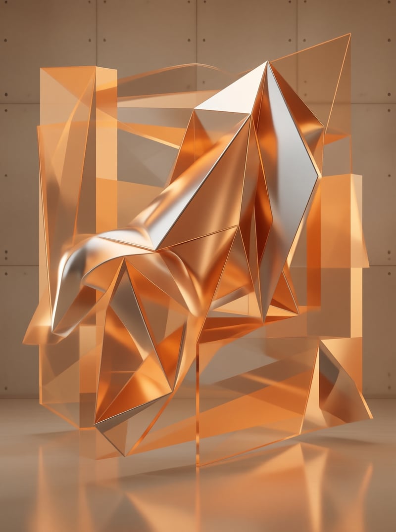 Abstract Geometric Sculpture