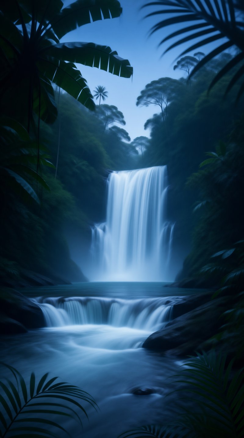 Hidden Jungle Waterfall