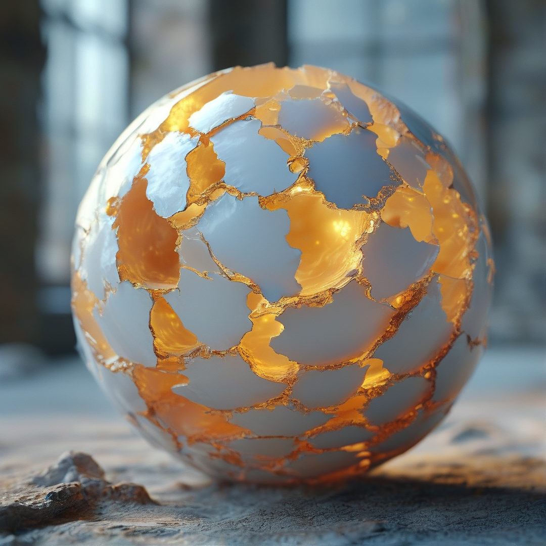Kintsugi Sphere