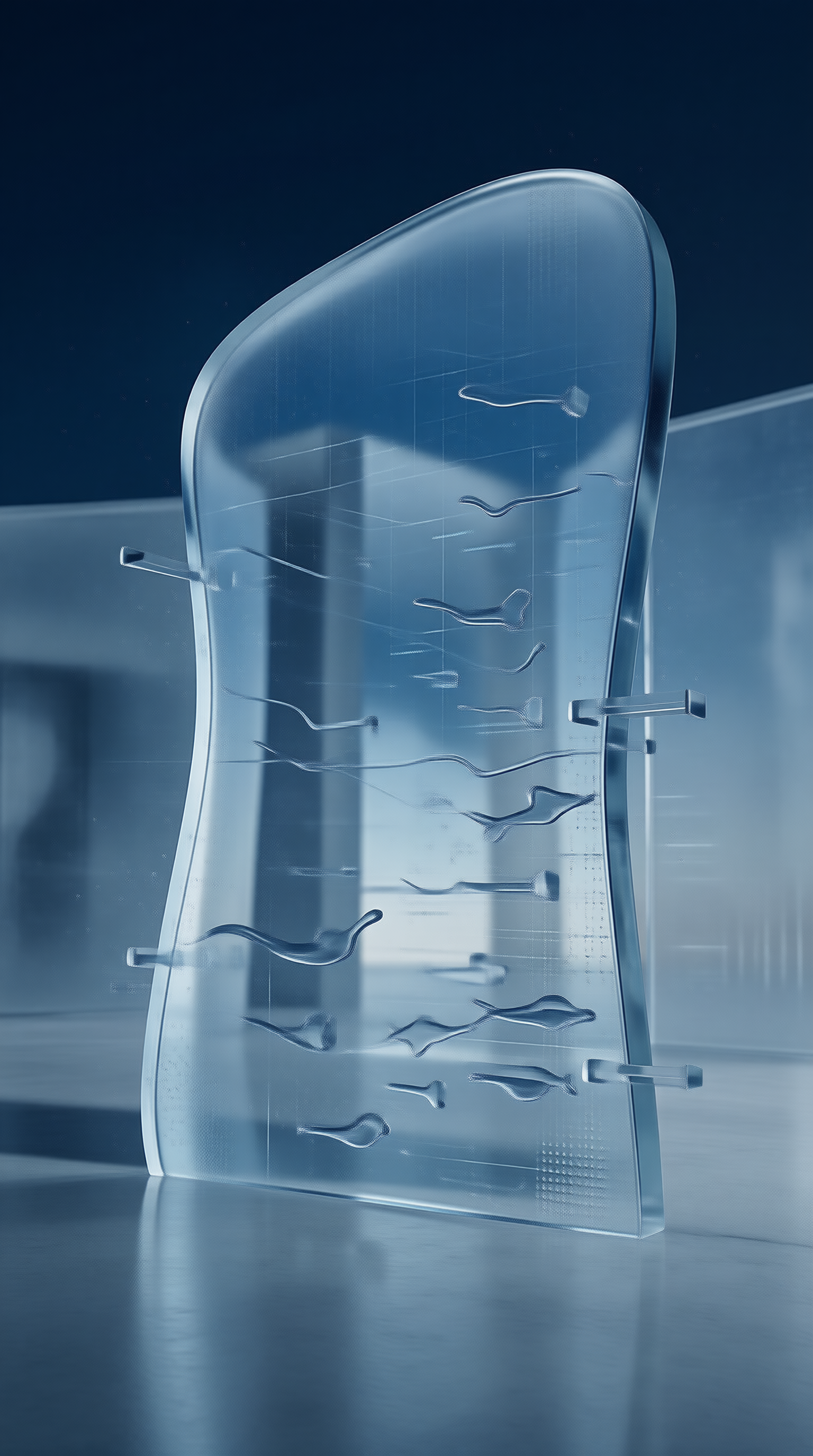 Translucent Fluid Sculpture