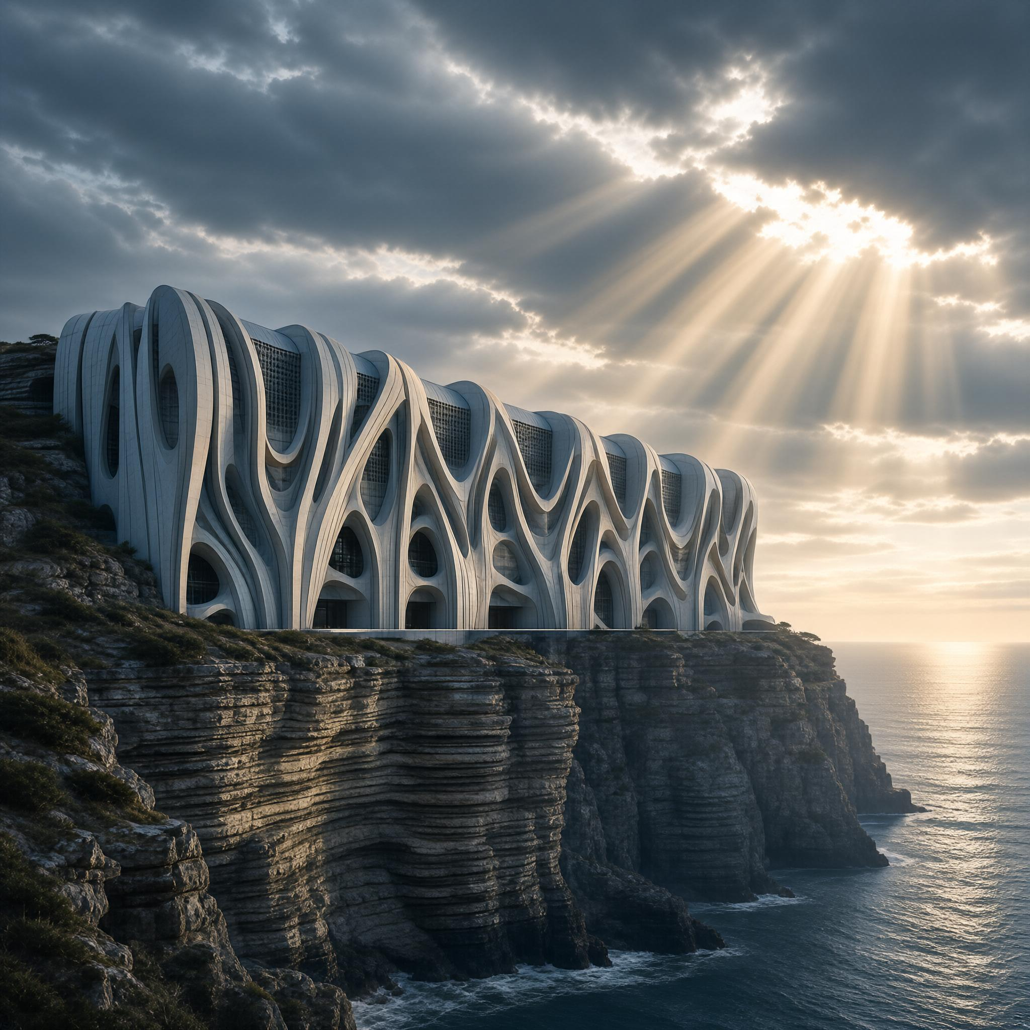 Modern Cliffside Architecture