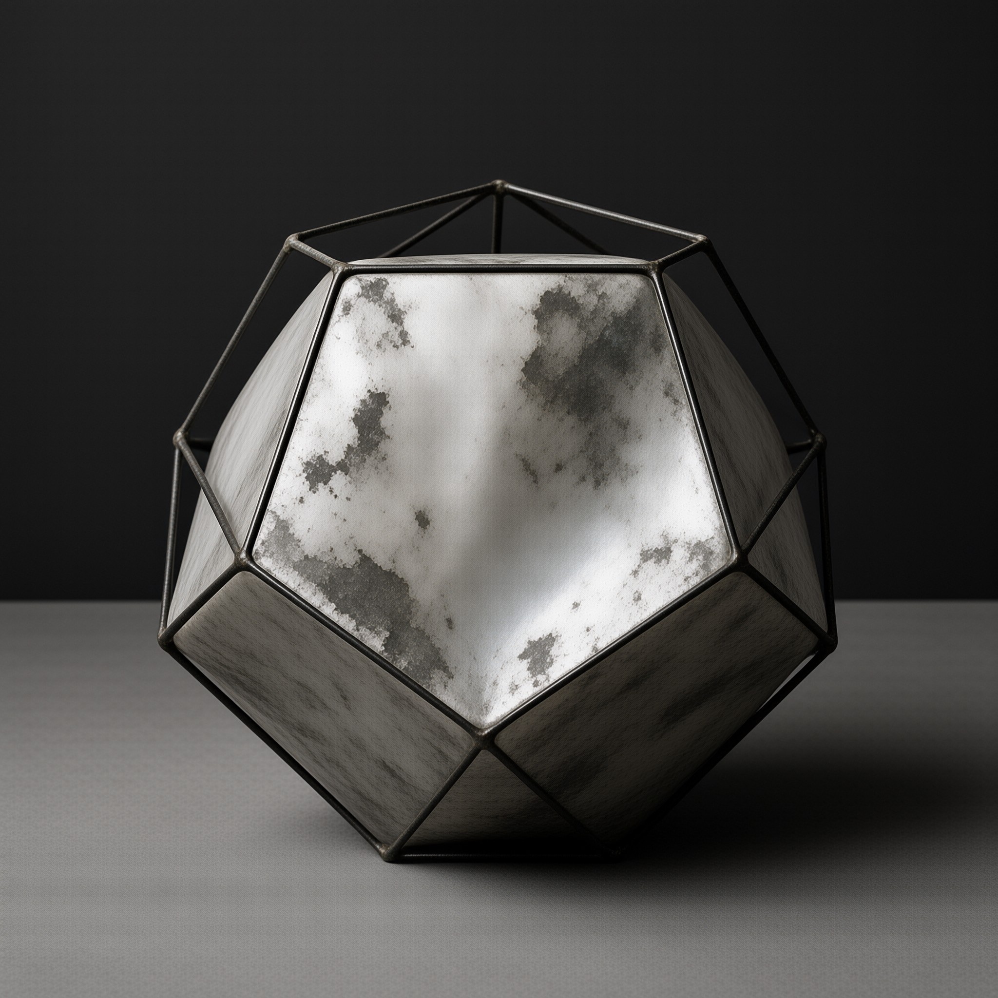 Geometric Marble Sculpture