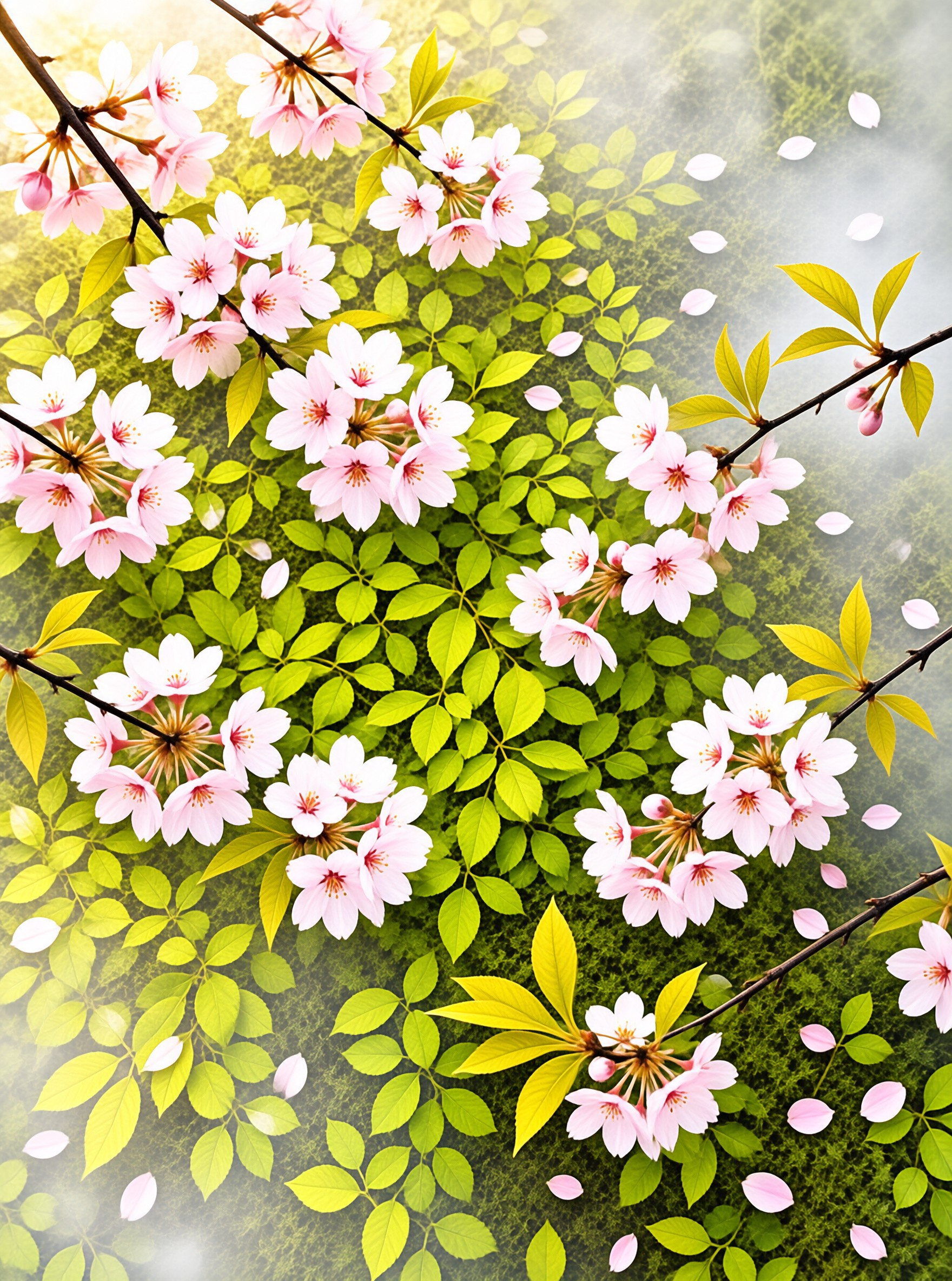 Blooming Cherry Blossoms