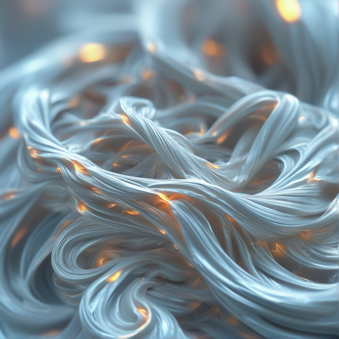 Flowing Silvery Glow