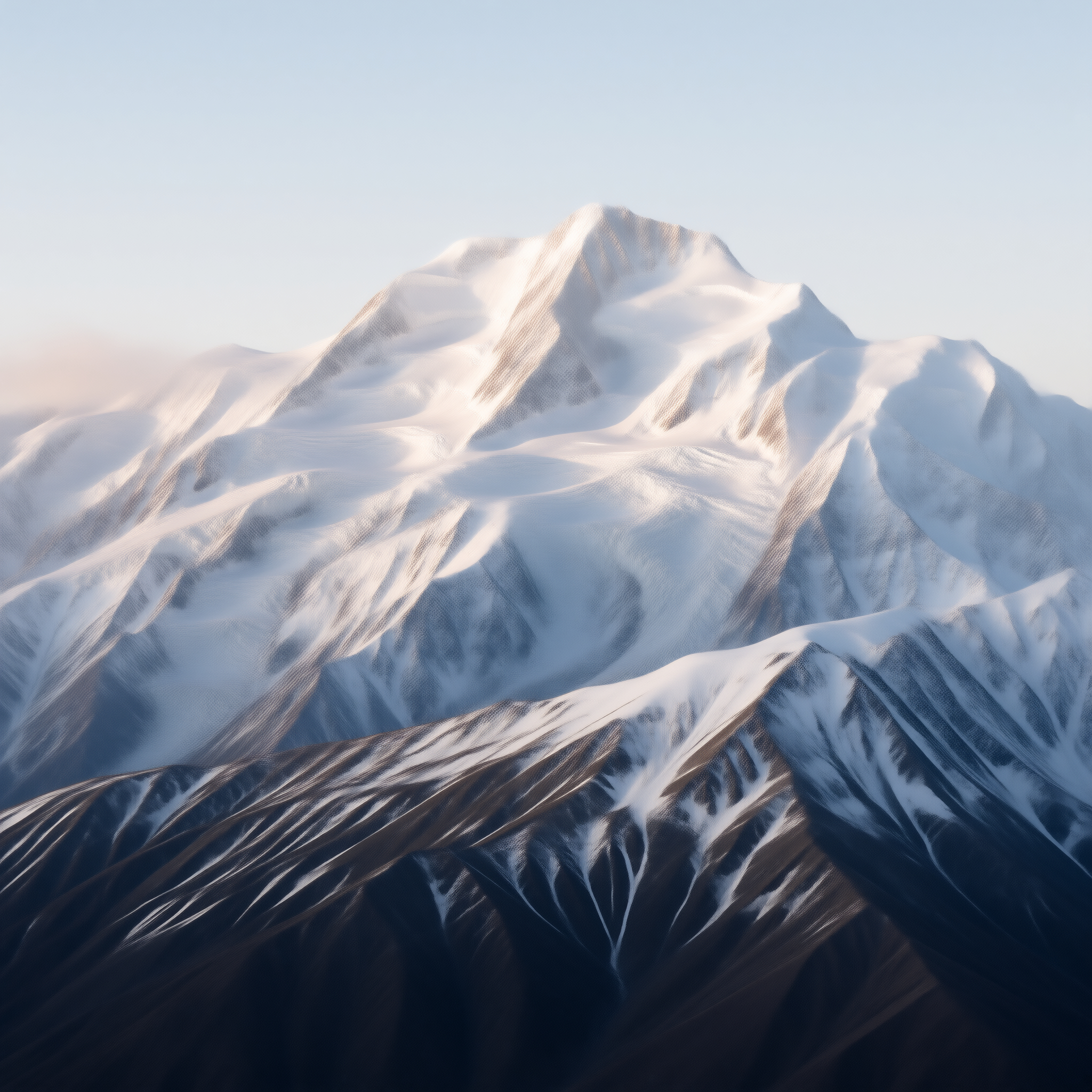 Vast Snowy Mountains