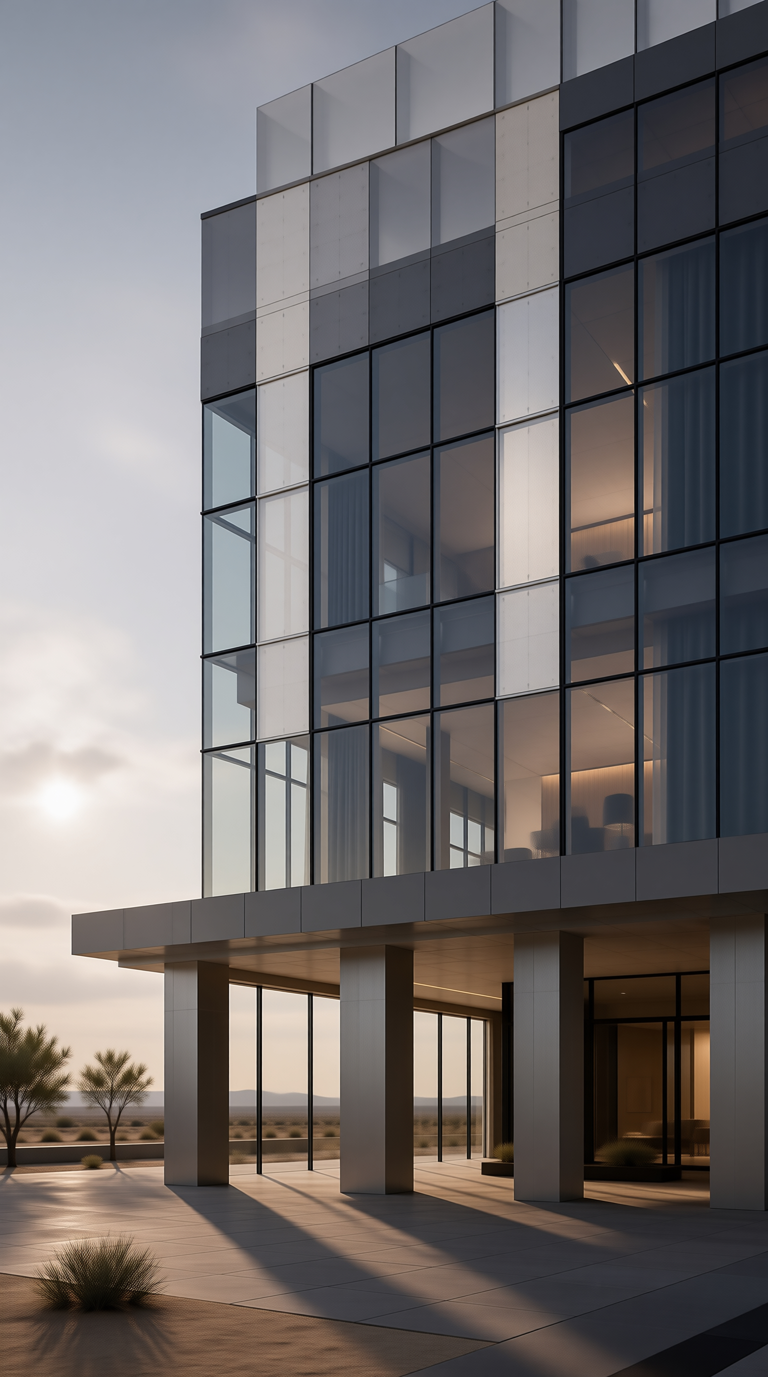 Modern Office Building Exterior