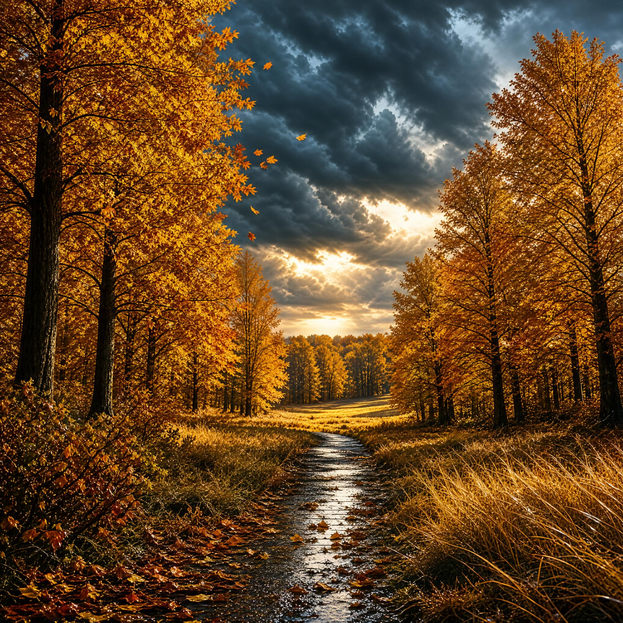 Autumn Forest Path