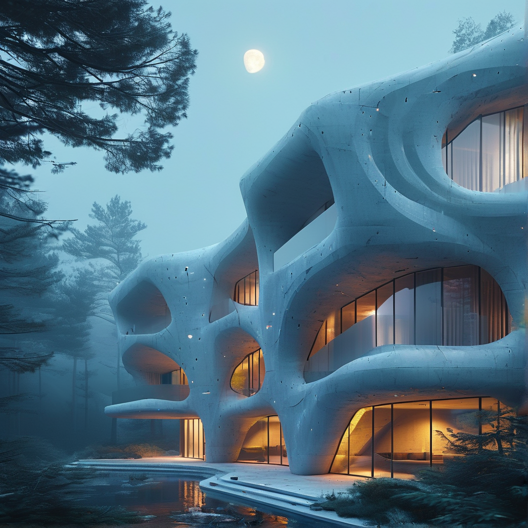 Futuristic Forest Residence