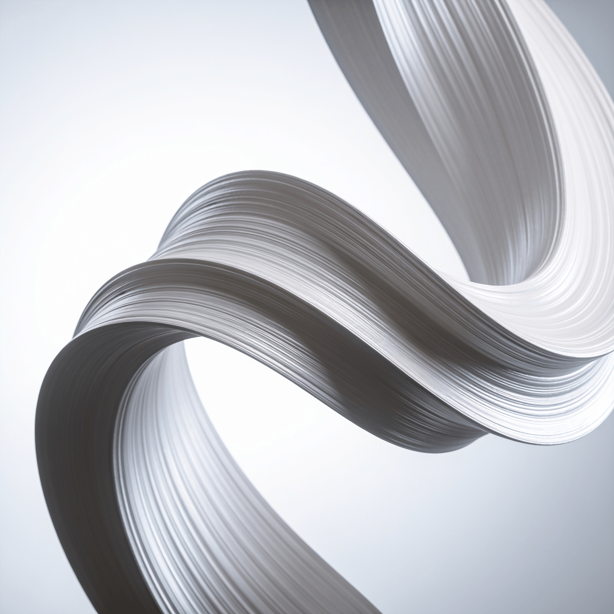 Elegant Curved Ribbon