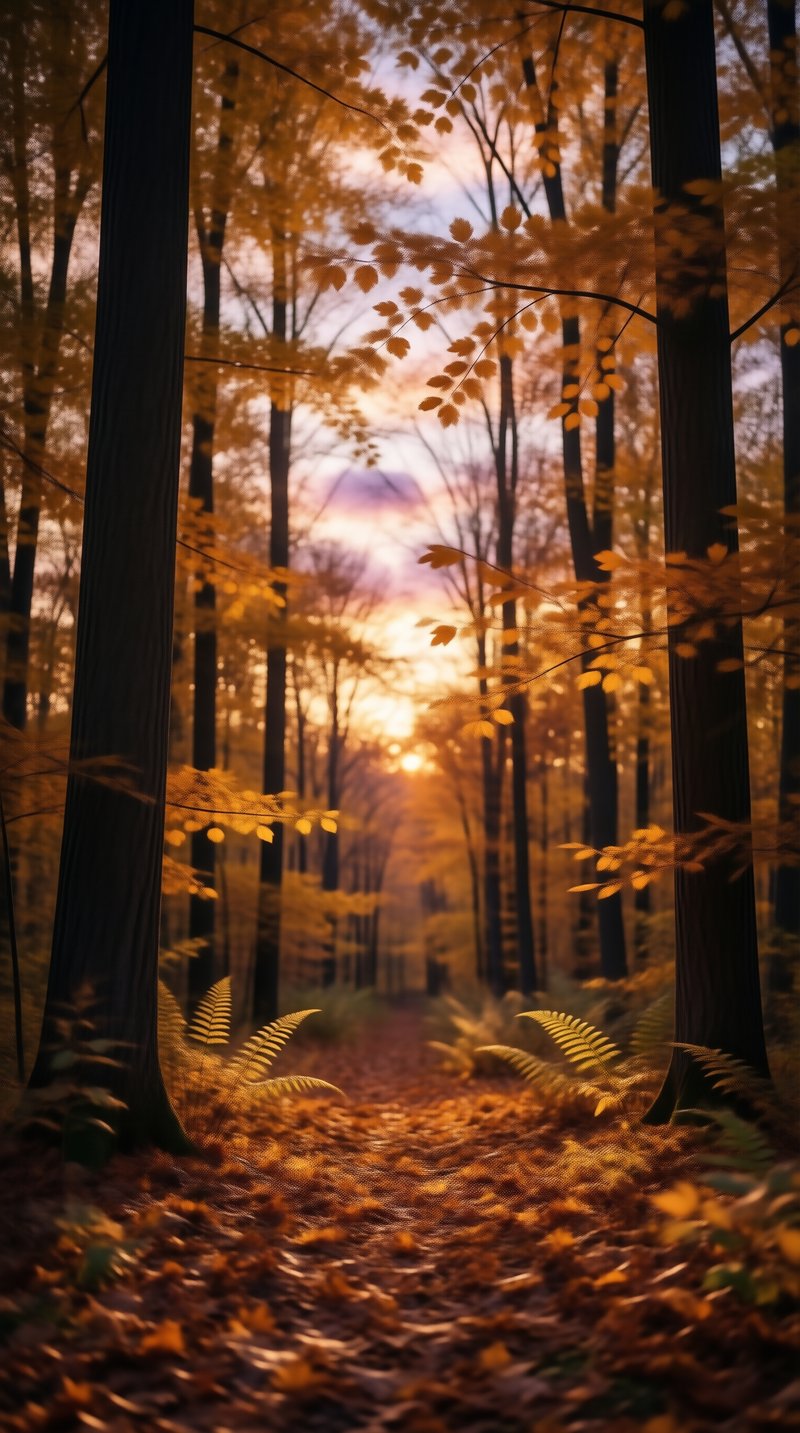 Golden Forest Path