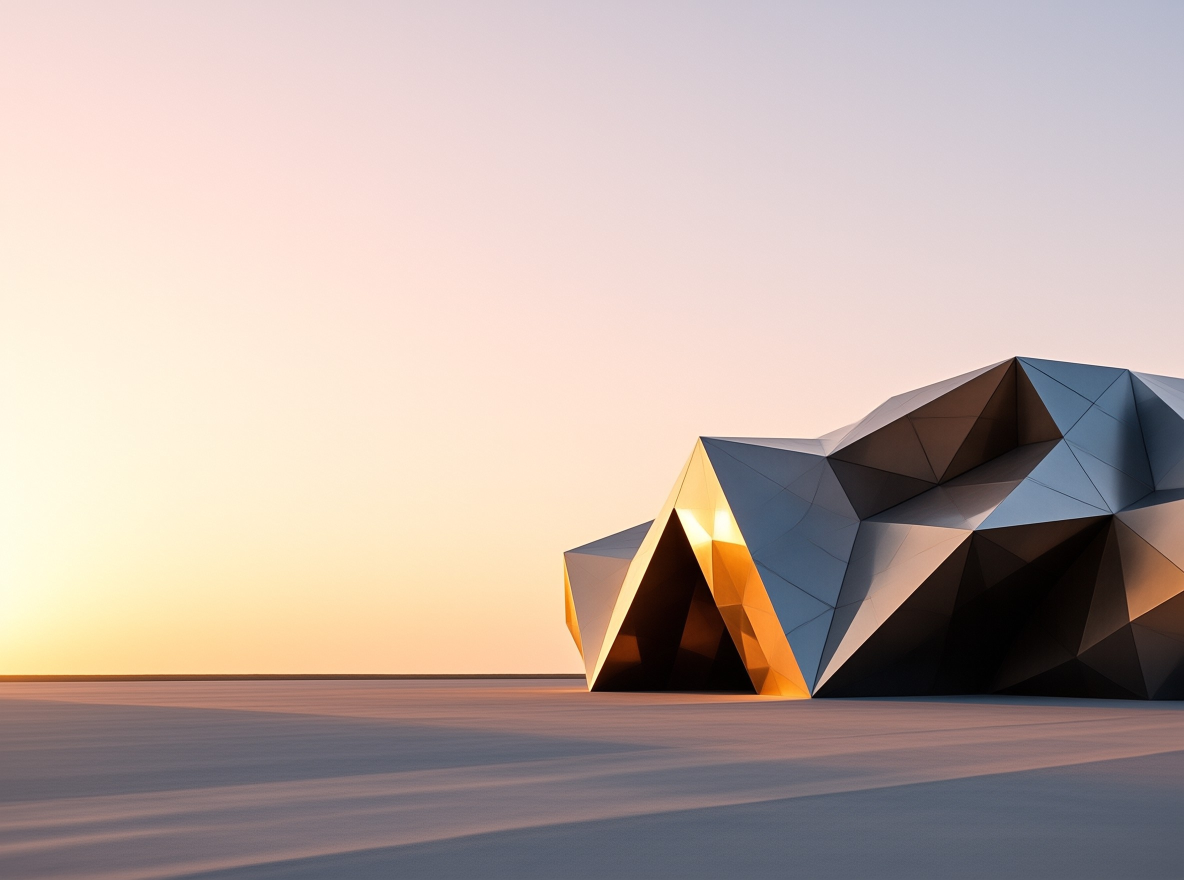 Geometric Structure at Sunset