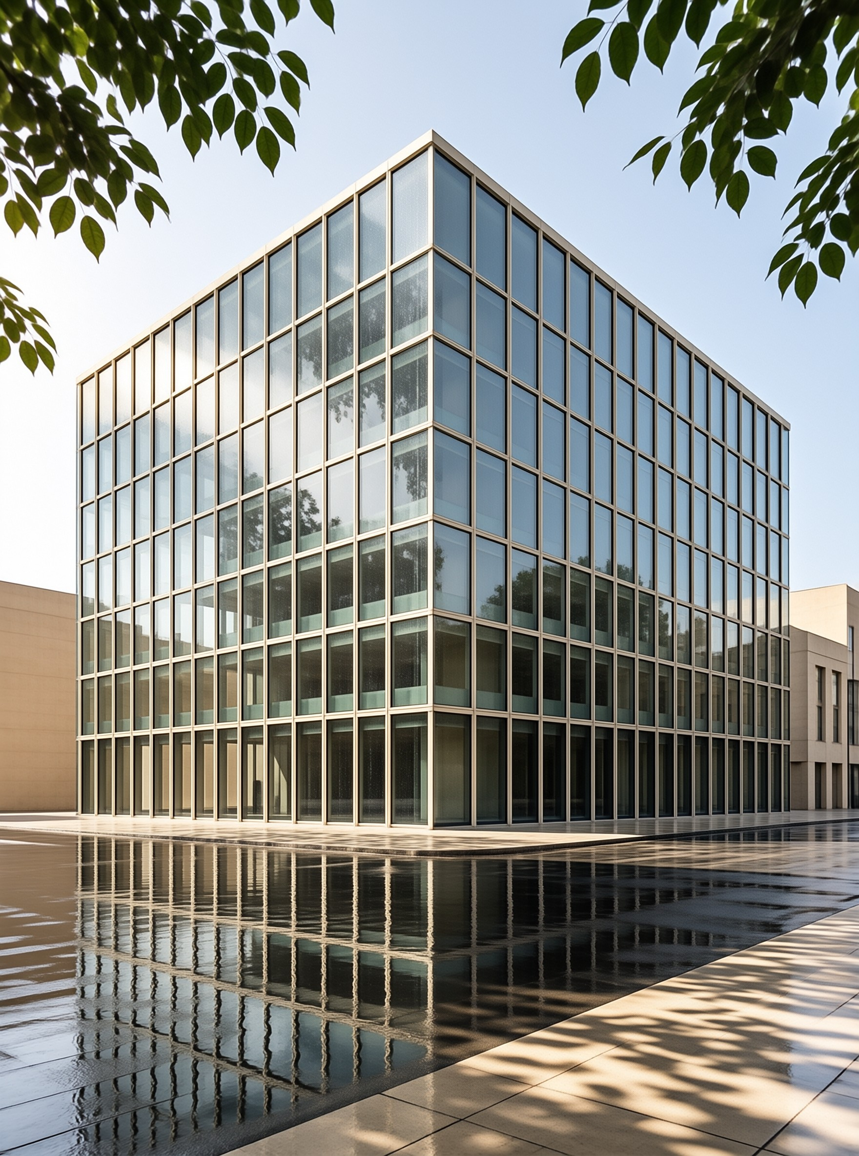 Glass Building Reflection