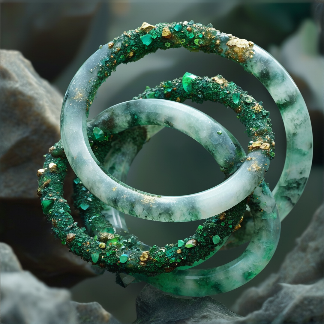 Spiraling Jade Ring Artifact