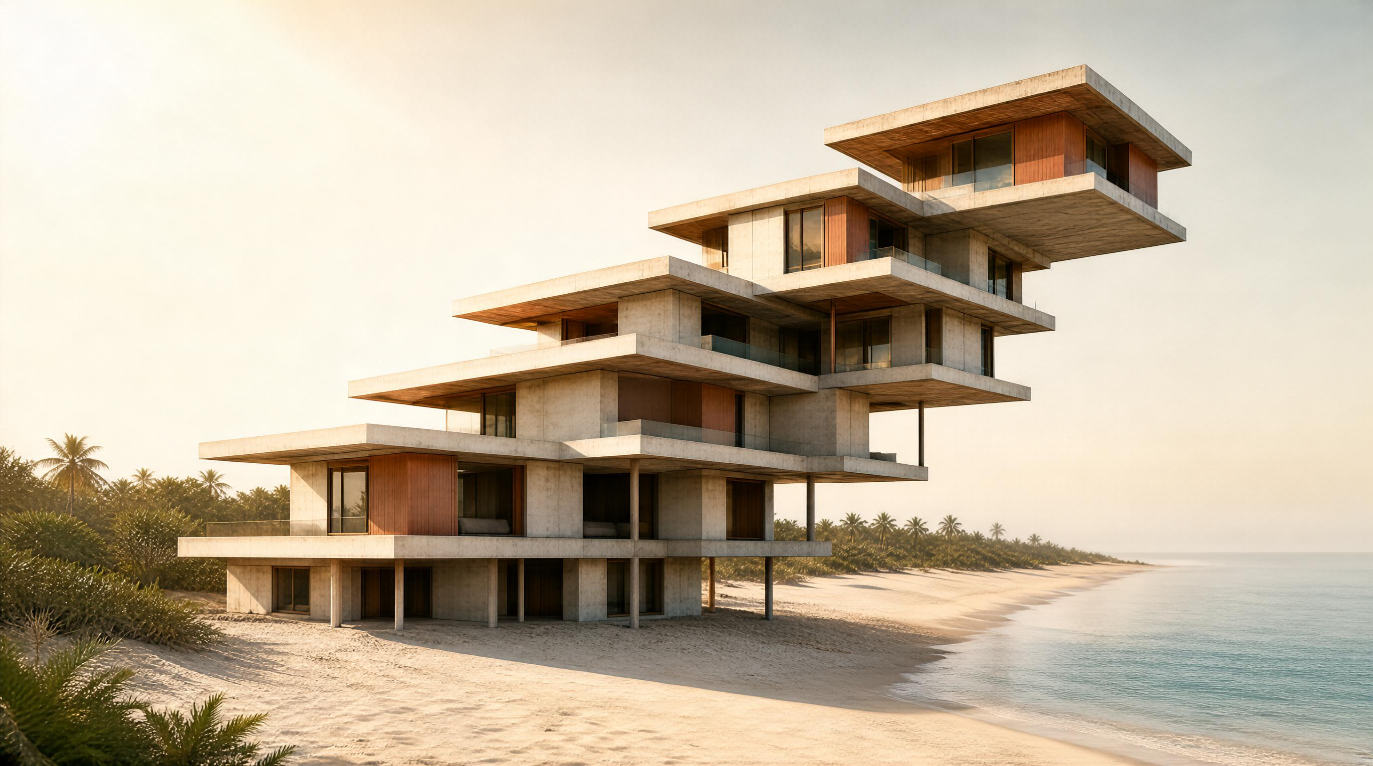 Modern Beach Villa Architecture