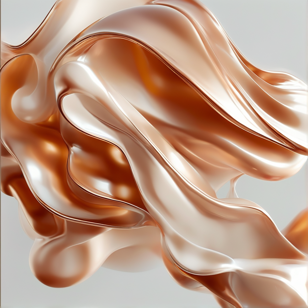 Liquid Copper Abstract