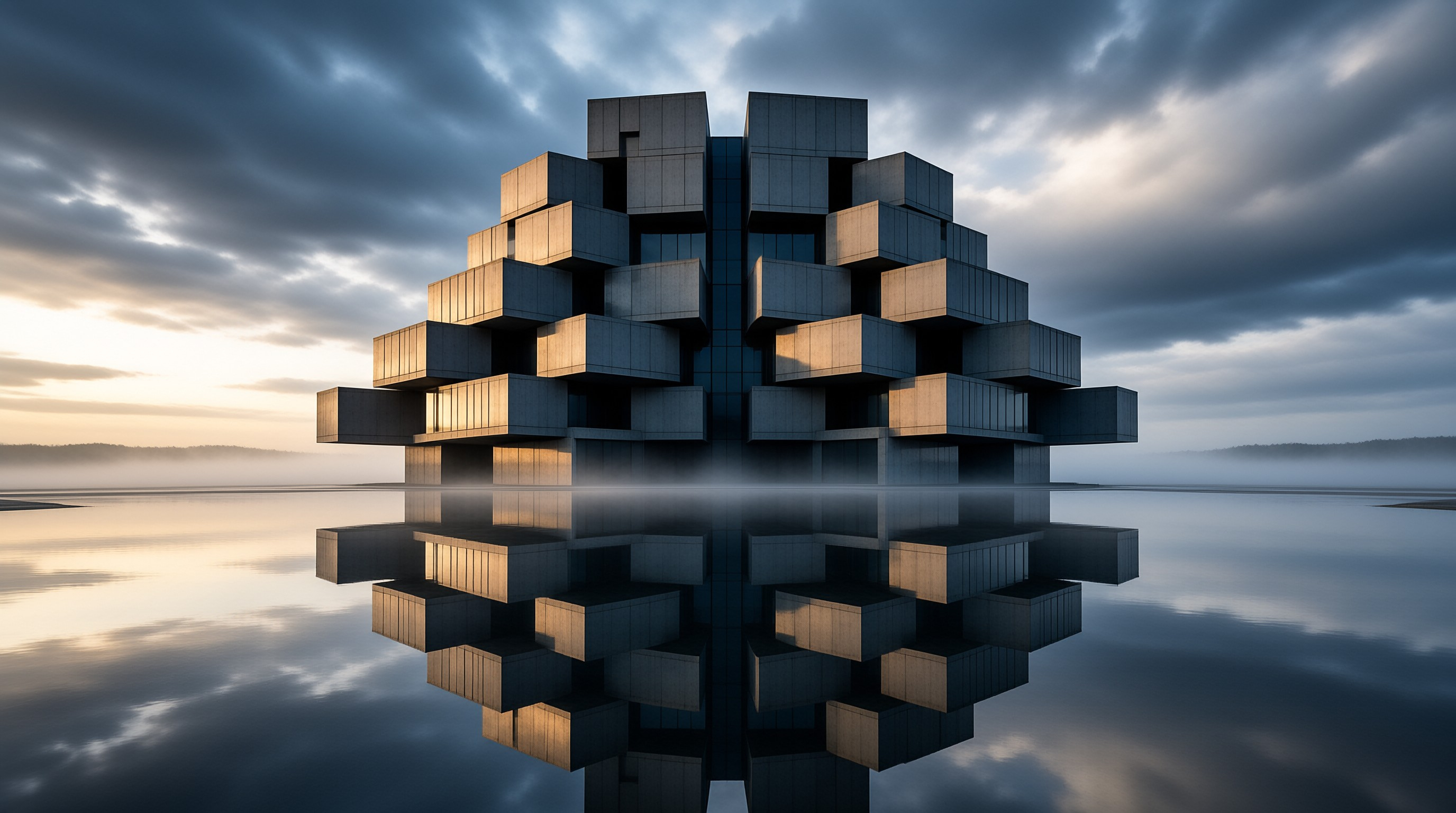 Futuristic Block Building