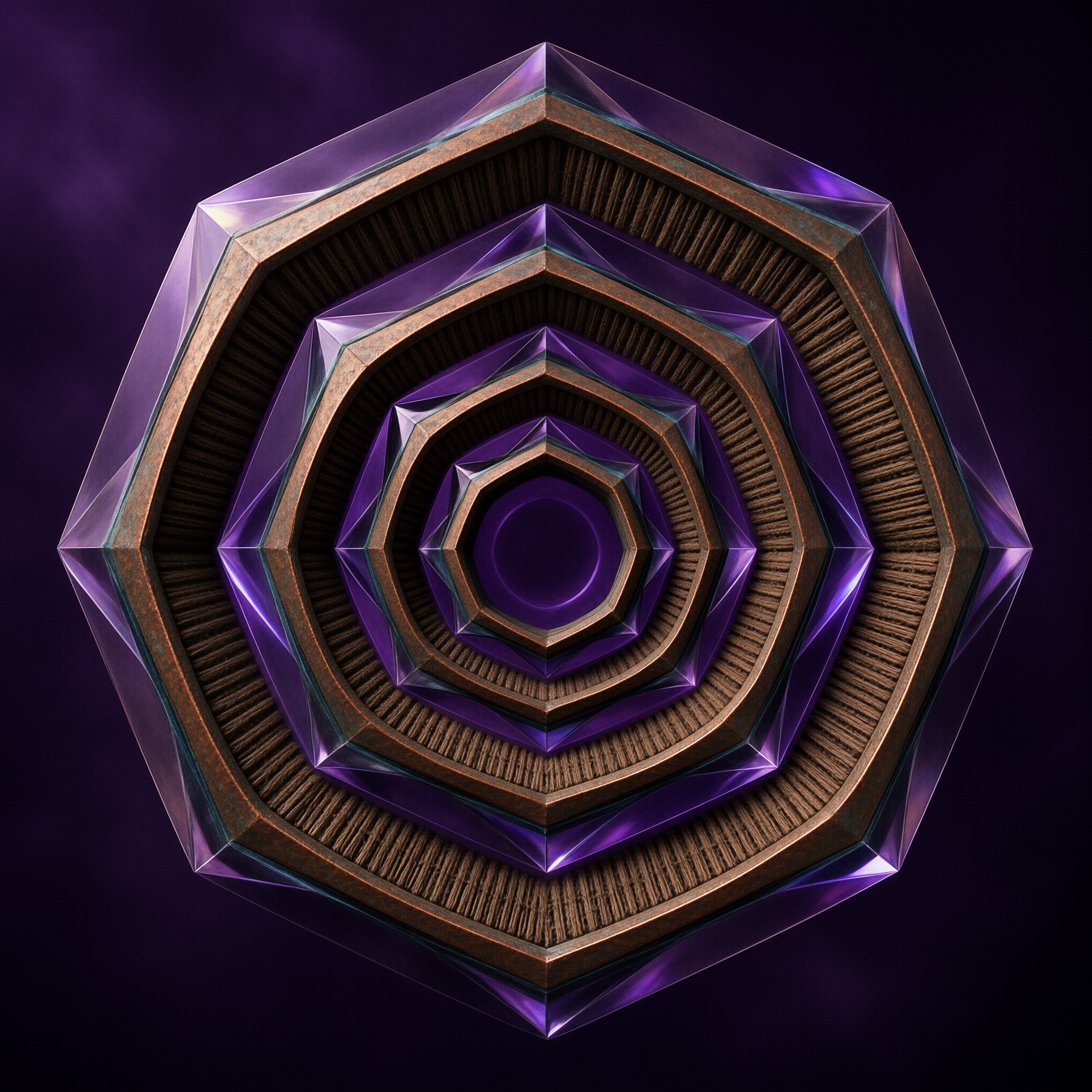 Futuristic Octagonal Vortex