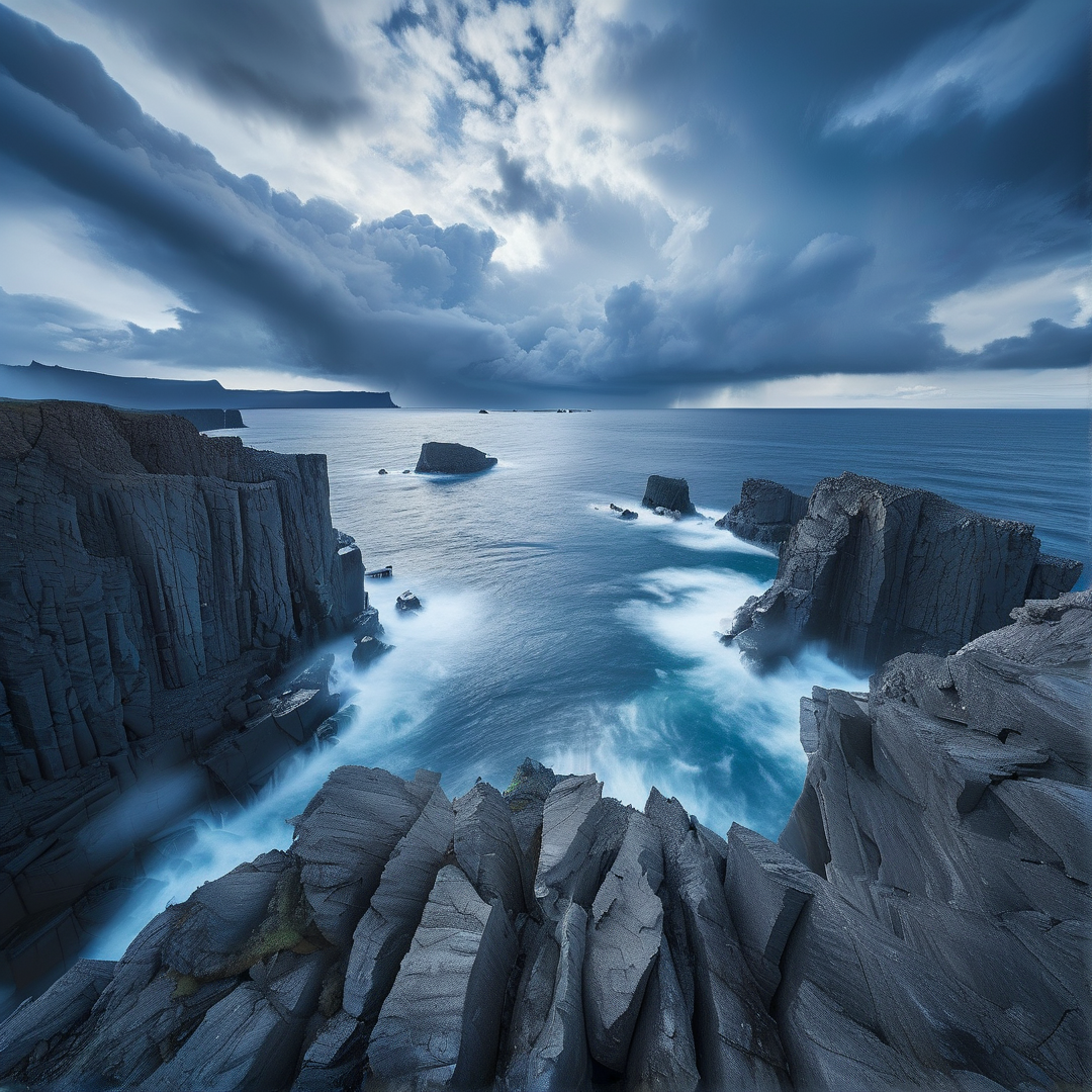 Dramatic Coastal Cliffs