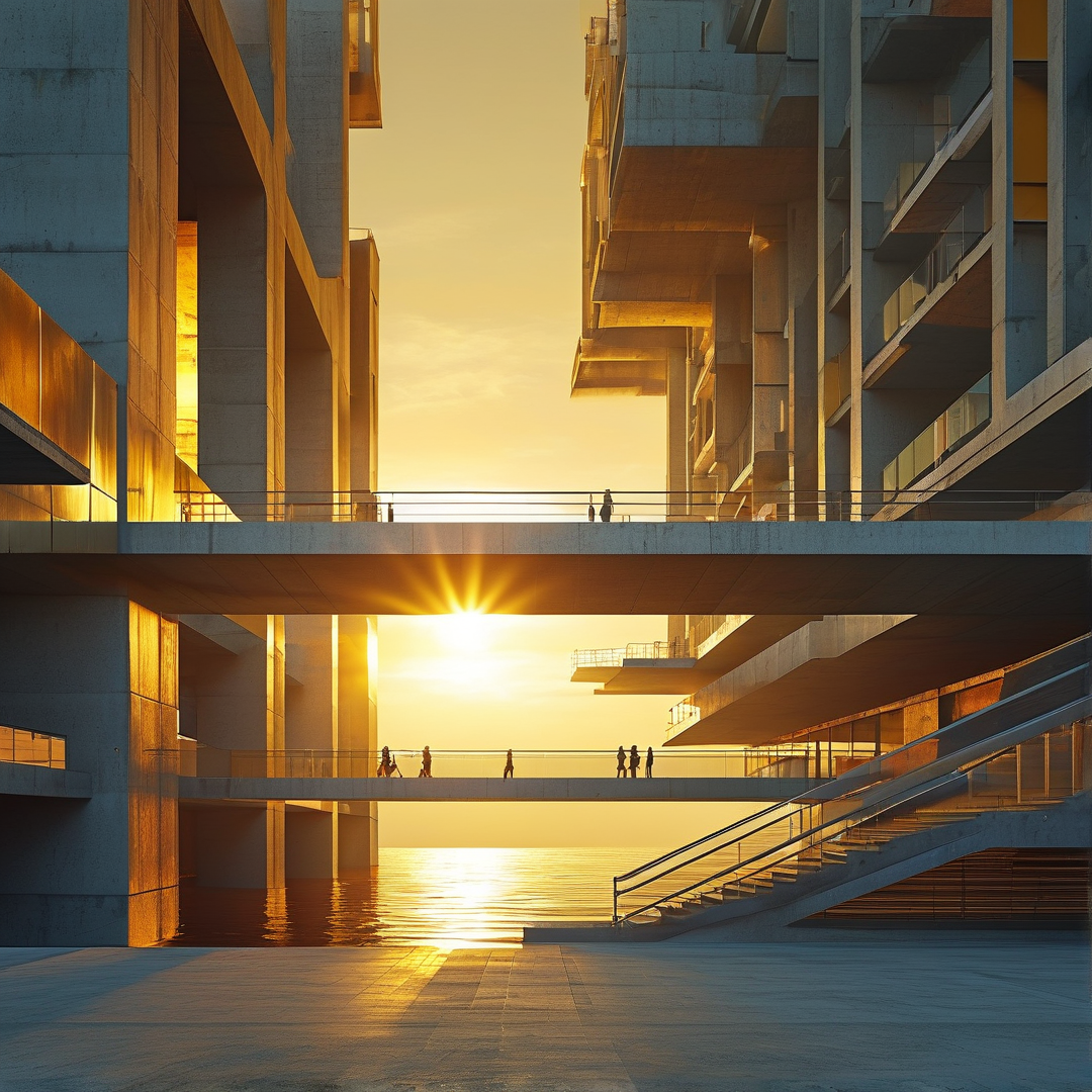 Golden Hour Architecture